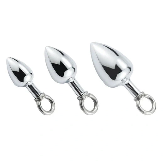 Steel Anal Set DiscreetChoice 4663 Ring Hook Stainless with Cock 0215